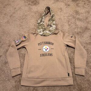 Nike Pittsburgh Steelers Salute to Service Hoodie Men’s Small NFL Camo